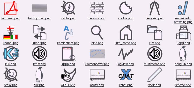 Application icons